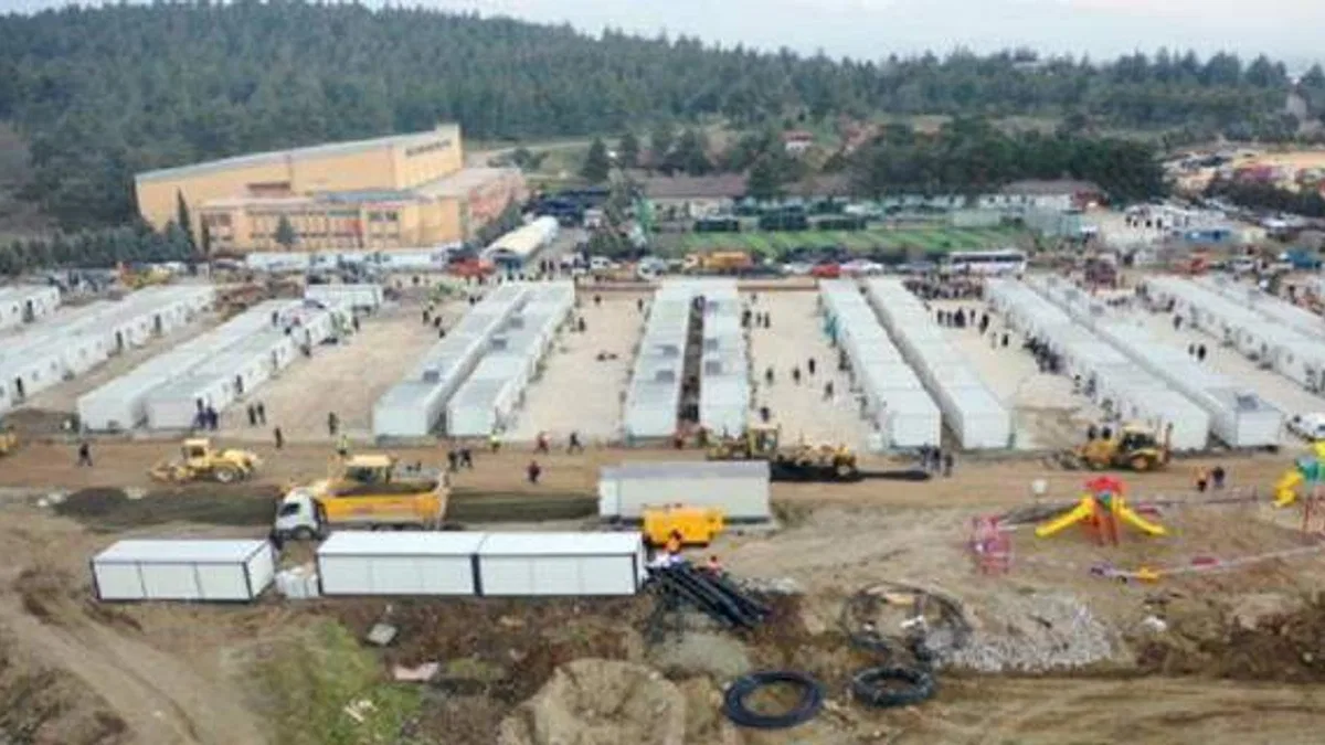 Kayseri Büyükşehir'den Kahramanmaraş'a konteyner kent