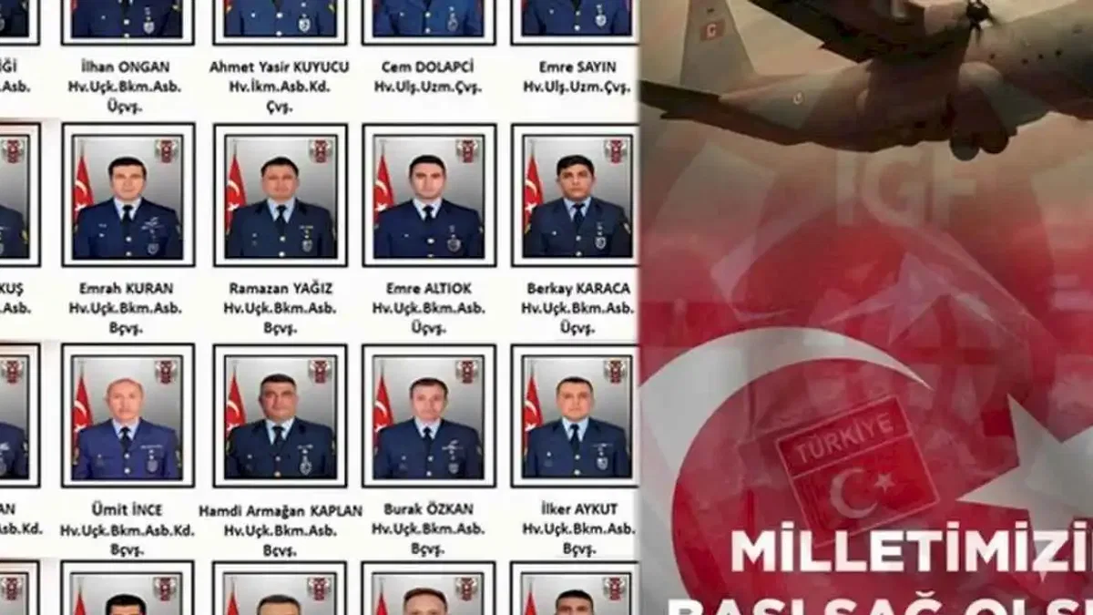 MSB şehitlerimizin kimliklerini paylaştı... Gürcistan-Azerbaycan sınırında düşen askeri uçaktaki 20 askerimiz şehit!