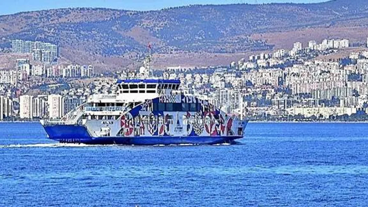 İzmir'de araba vapuru ücret tarifesinde düzenlemeye gidildi