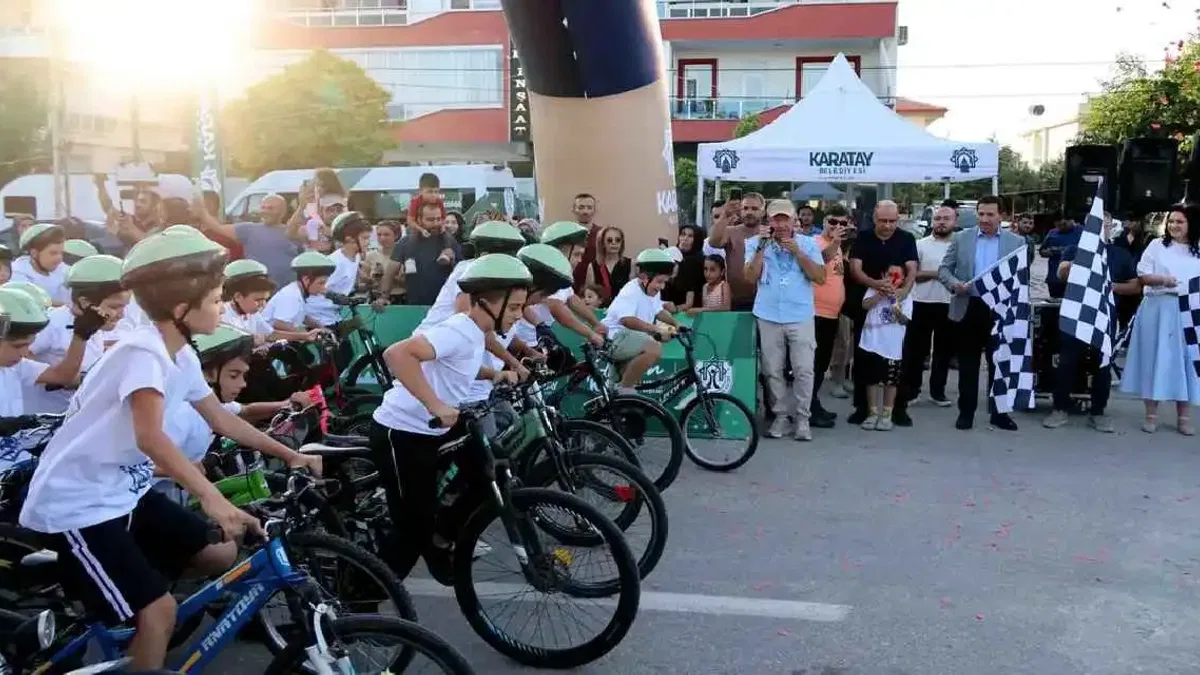 Konya Karatay'da 11'inci 'Düz Bisiklet' coşkusu