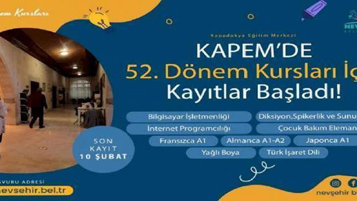 KAPEM'de yeni kayıtlar başladı