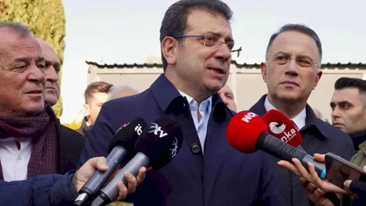 Başkan İmamoğlu: Bu bana değil diye düşünülmesin... Adaleti mumla arıyoruz!