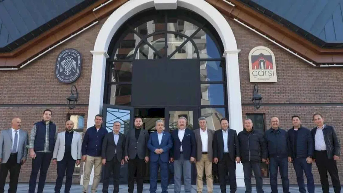 Kayseri'de Çarşı Melikgazi'ye protokol ziyareti