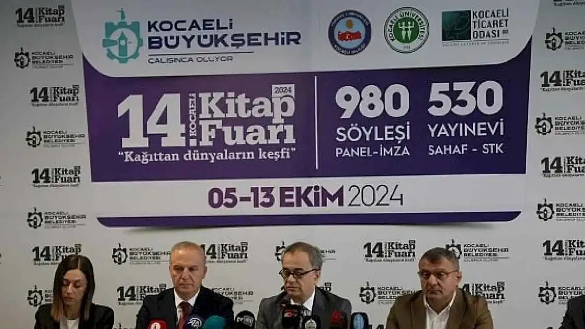 Kocaeli Kitap Fuarı 14. kez kitap dostlarıyla buluşacak Hedef 1 milyon ziyaretçi