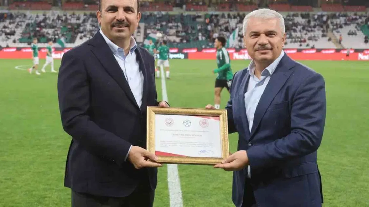 Türkiye'de ilk 'erişilbilir' stadyum oldu... Konya'ya erişilebilirlik belgesi