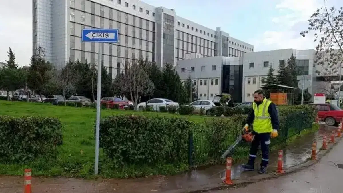 Kocaeli'de hastane bahçelerine Büyükşehir’den dokunuş