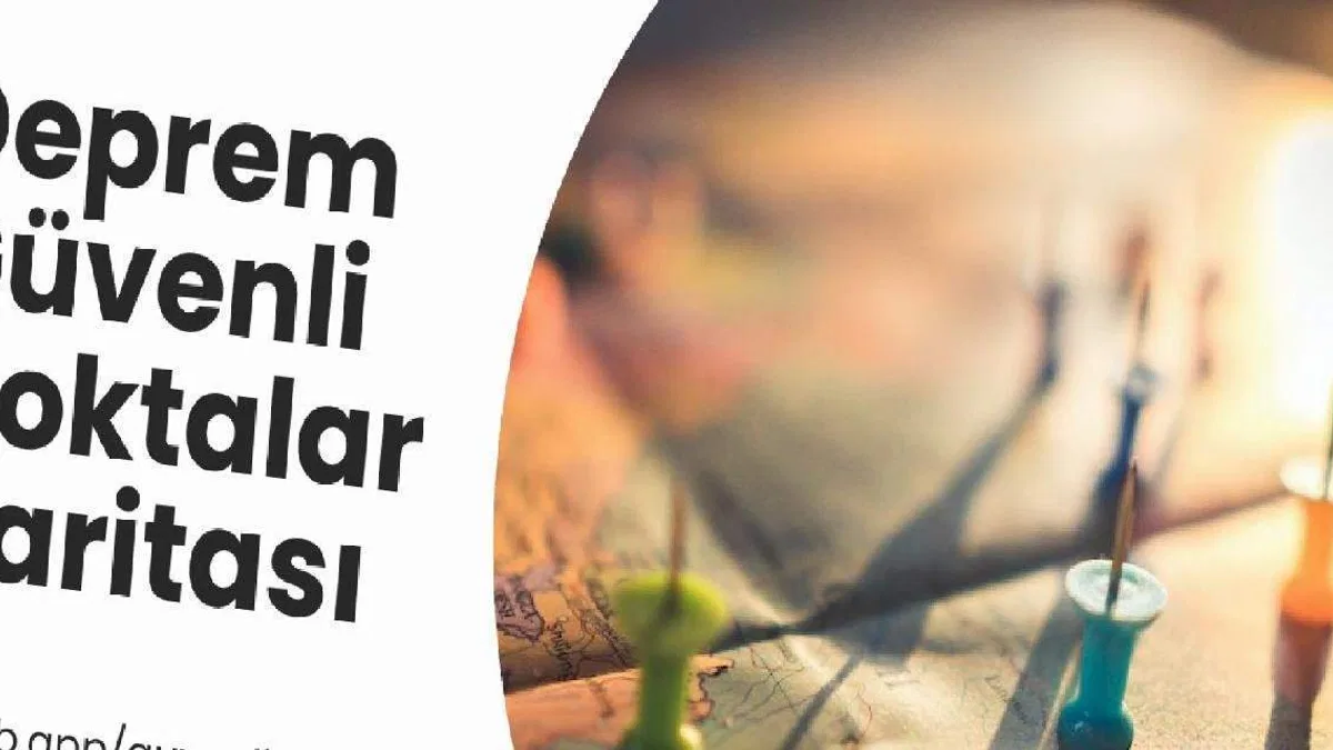 Ahbap Derneği, Depremden Etkilenenler İçin Deprem Güvenli Noktalar Haritası Paylaştı