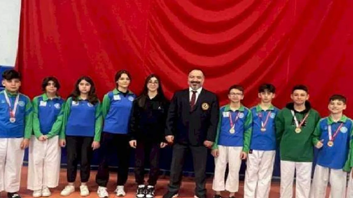 Karate takımı 7 madalya kazandı