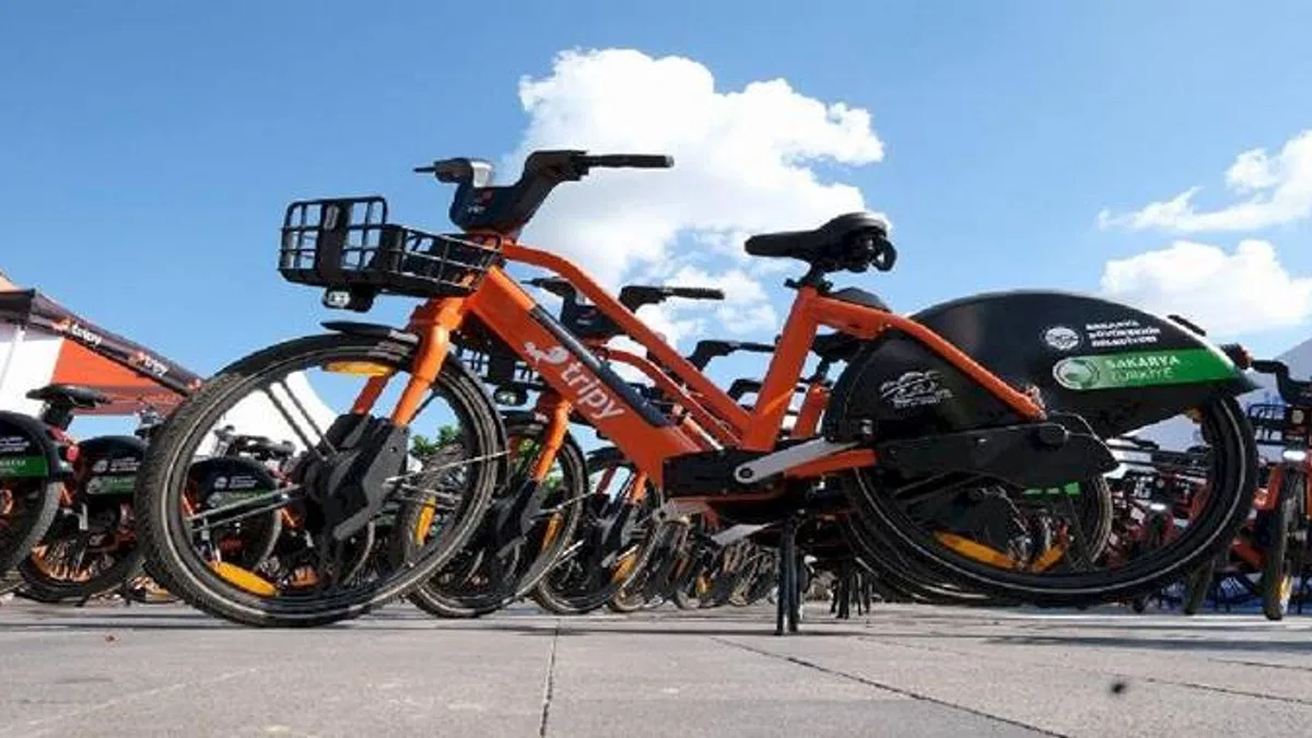 Sakarya'da yeni elektrikli bisikletler hizmette
