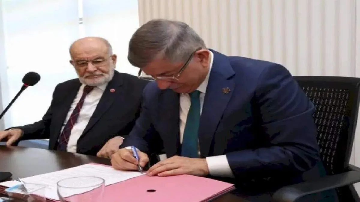 Gelecek 'Saadet'e erdi! İttifakın protokolü imzalandı