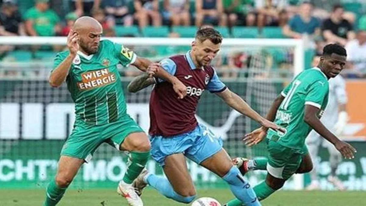 Rapid Wien 2- 0 Trabzonspor (Maç Sonucu) Fırtına yoluna Konferans Ligi'nde devam edecek!