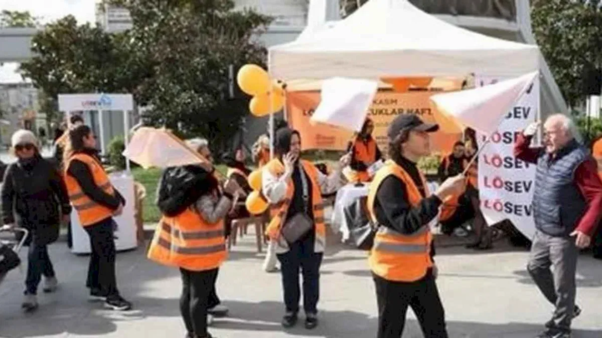 Bakırköy’de Lösemiye farkındalık etkinliği