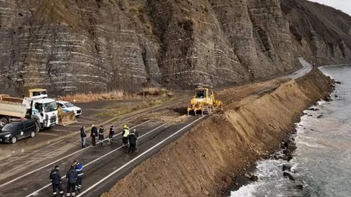 Tekirdağ'da heyelan önlemi