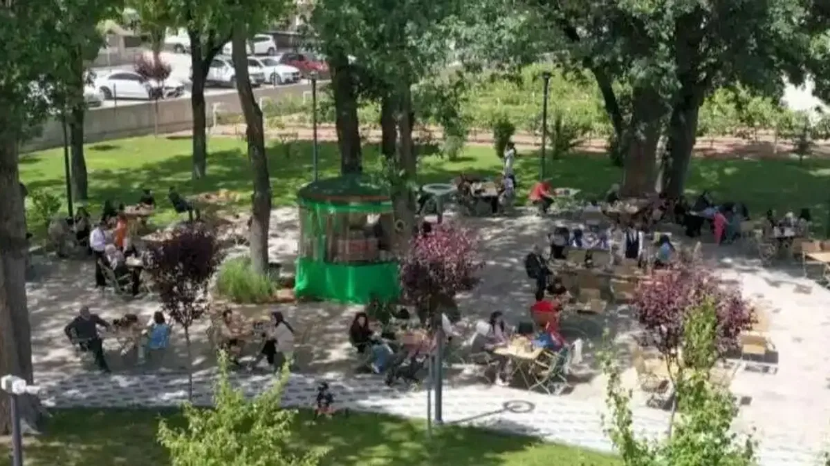 Konya Meram’da yaz başladı