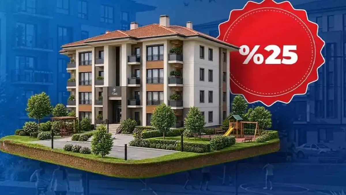 TOKİ’den yüzde 25 indirim kampanyası başlıyor