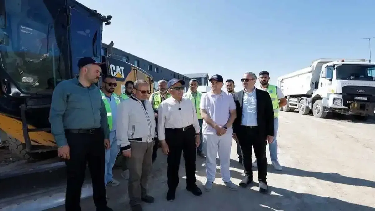 Kayseri Büyükşehir'den Erciyes Kayak Merkezi'nde bakım çalışması