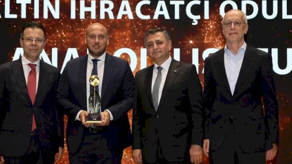 Anadolu Isuzu'ya ihracatta 'altın' ödül