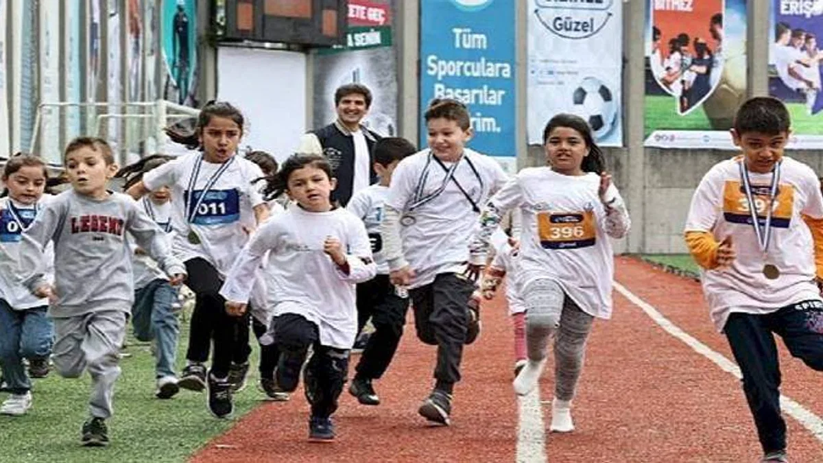 Çocuklar, Çocuk Maratonu'nda doyasıya eğlendi