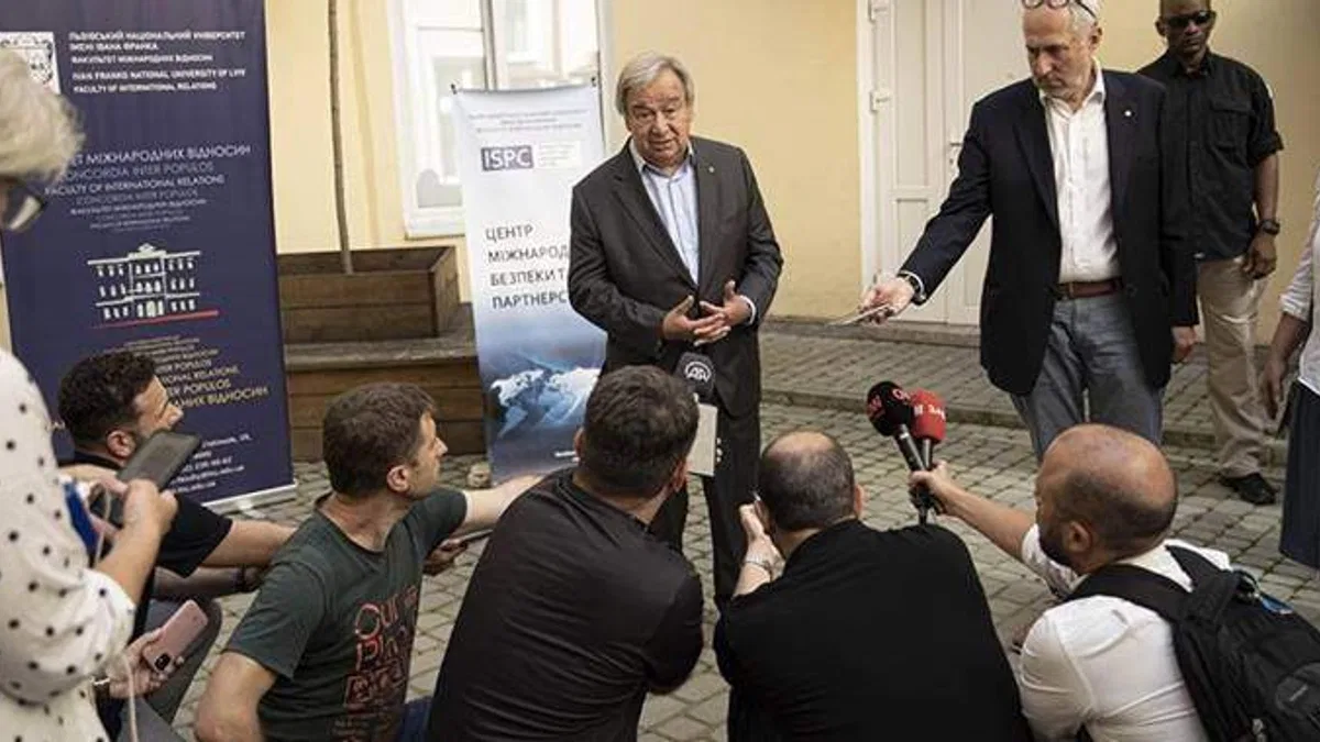 Guterres, Lviv'i ziyaret etti