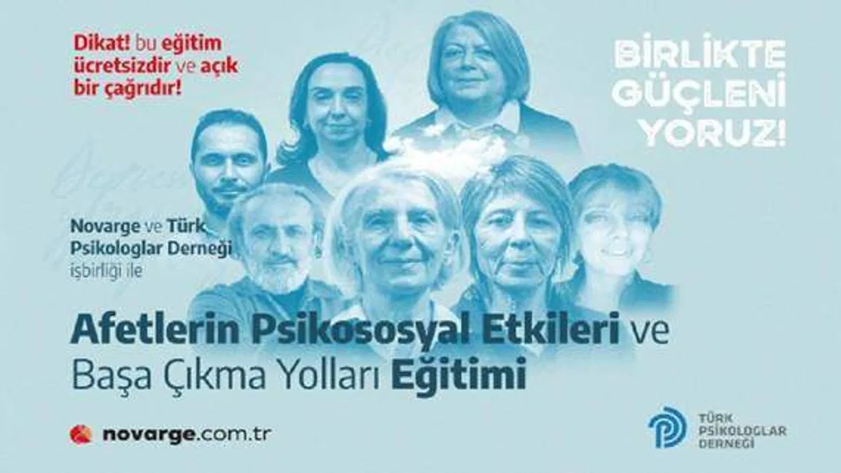 Türk Psikoloji Derneği’nden ücretsiz psikolojik ilk yardım eğitimi