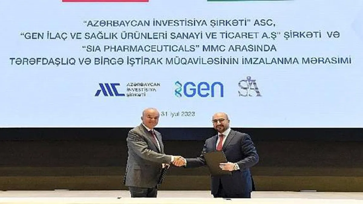 GEN, Azerbaycan'ın ilk ilaç fabrikasını kuracak