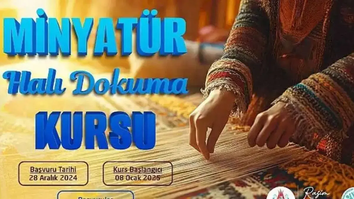 KAPEM'de Minyatür Halı Dokuma Kursu Açılacak