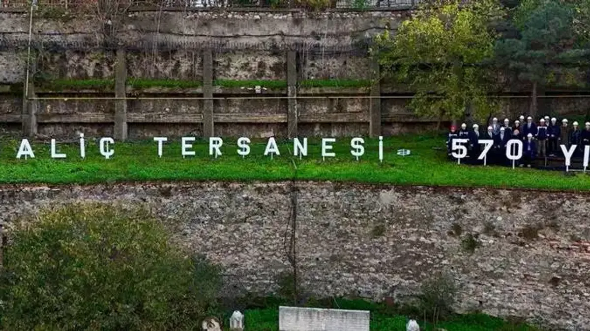 Tarihi tersane 570 yaşında... Atıl tersane 6 yılda sınıf atladı