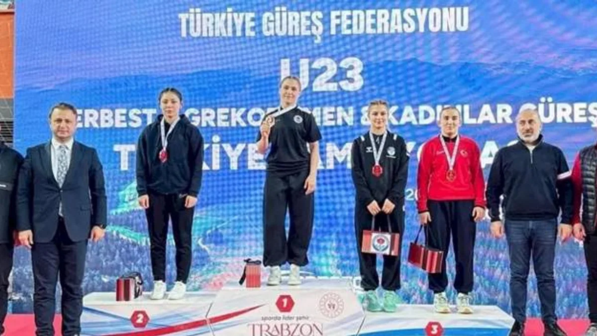 Trabzon’dan güreşte çifte şampiyonluk