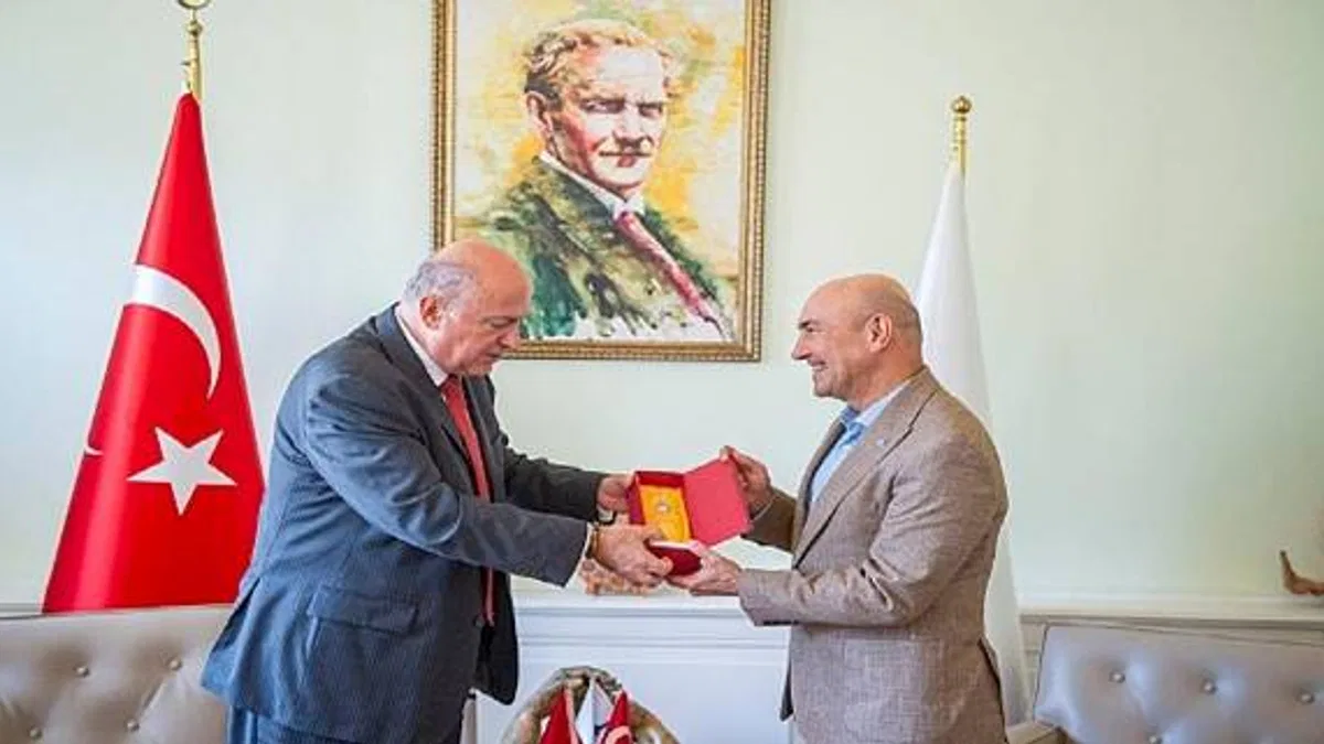 Arnavutluk Büyükelçisi Kastriot Robo Soyer'i ziyaret etti