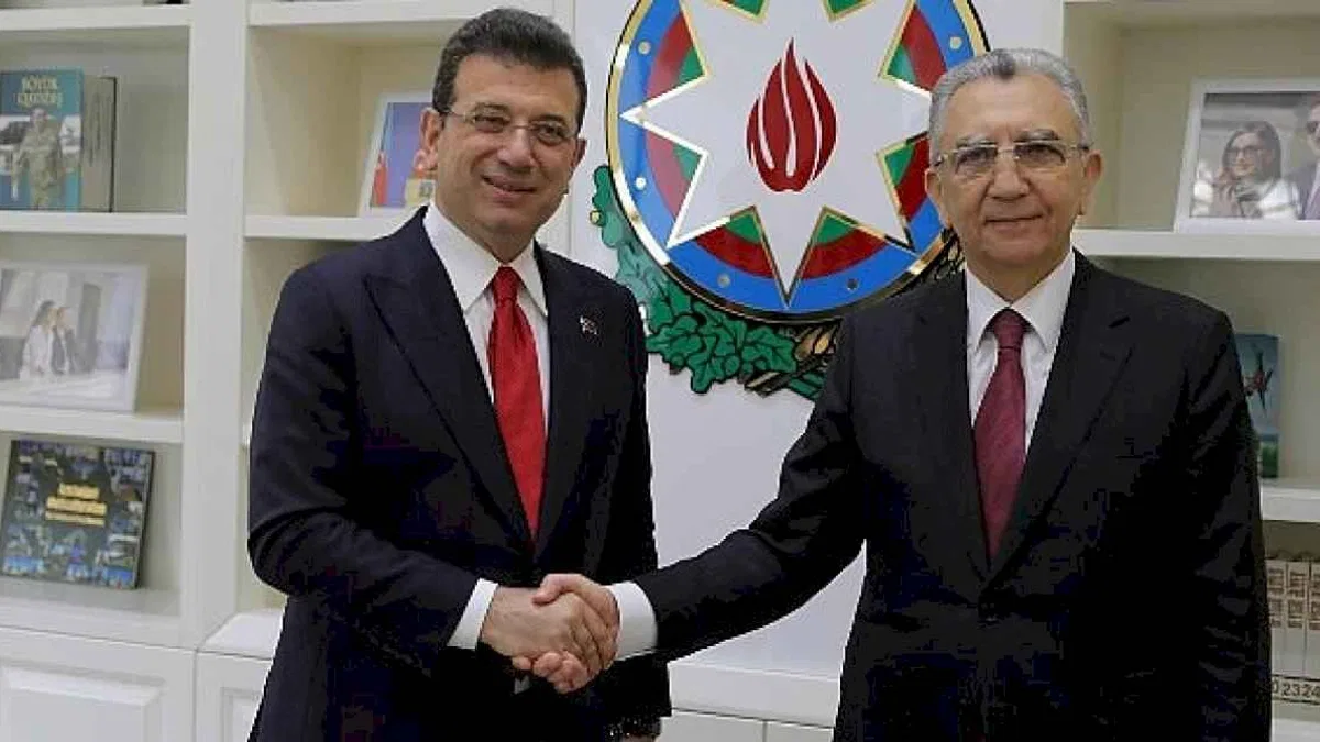 Ekrem İmamoğlu Bakü Valisi Tarafından Ağırlandı