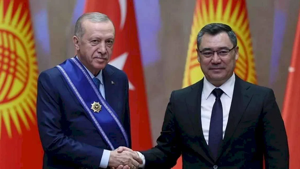 Cumhurbaşkanı Erdoğan'a Manas Nişanı!