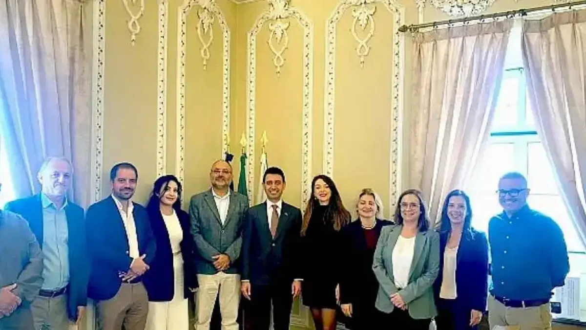 Bayraklı heyetinden Portekizli kardeş belediyeye ziyaret