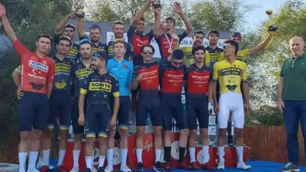 Konya Büyükşehirli pedallar Alanya’da 7 madalya ile zirvede