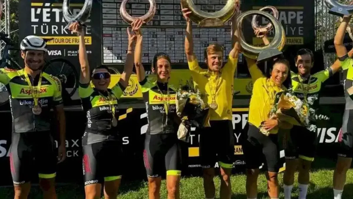 Bisiklet takımı yıl boyunca başarıya pedalladı