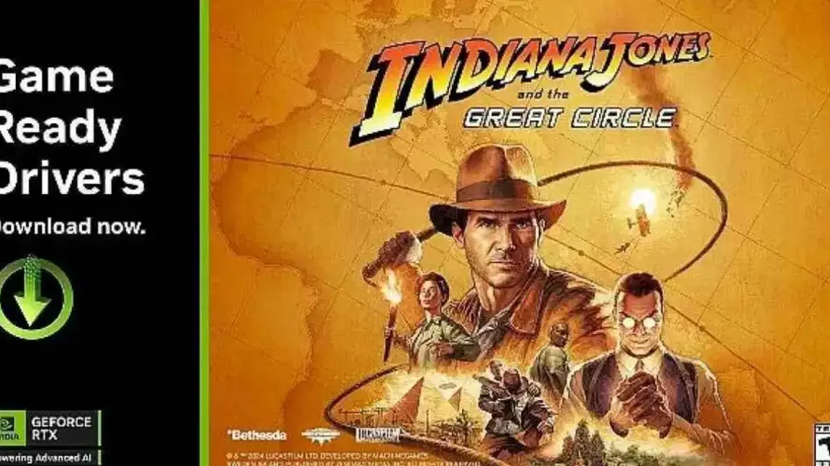 Indiana Jones and the Great Circle™ DLSS 3 ile Duyuruldu Yeni GeForce Game Ready Sürücüsü ve NVIDIA Reflex Teknolojisi Daha Fazla Oyuna Geliyor!