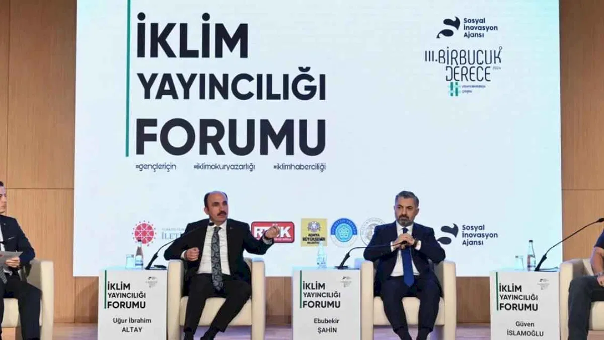 Konya 3. İklim Yayıncılığı Forumu'na ev sahipliği yaptı