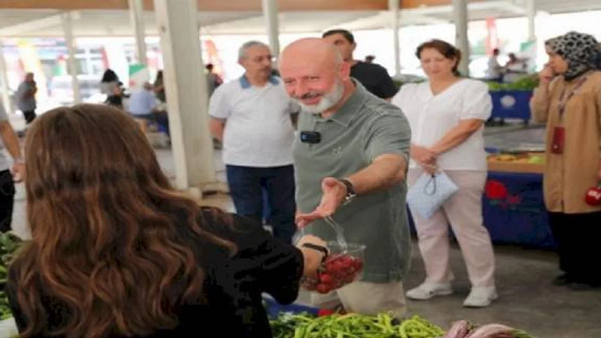 Kayseri Kocasinan'da Ekolojik Pazar kapılarını açtı