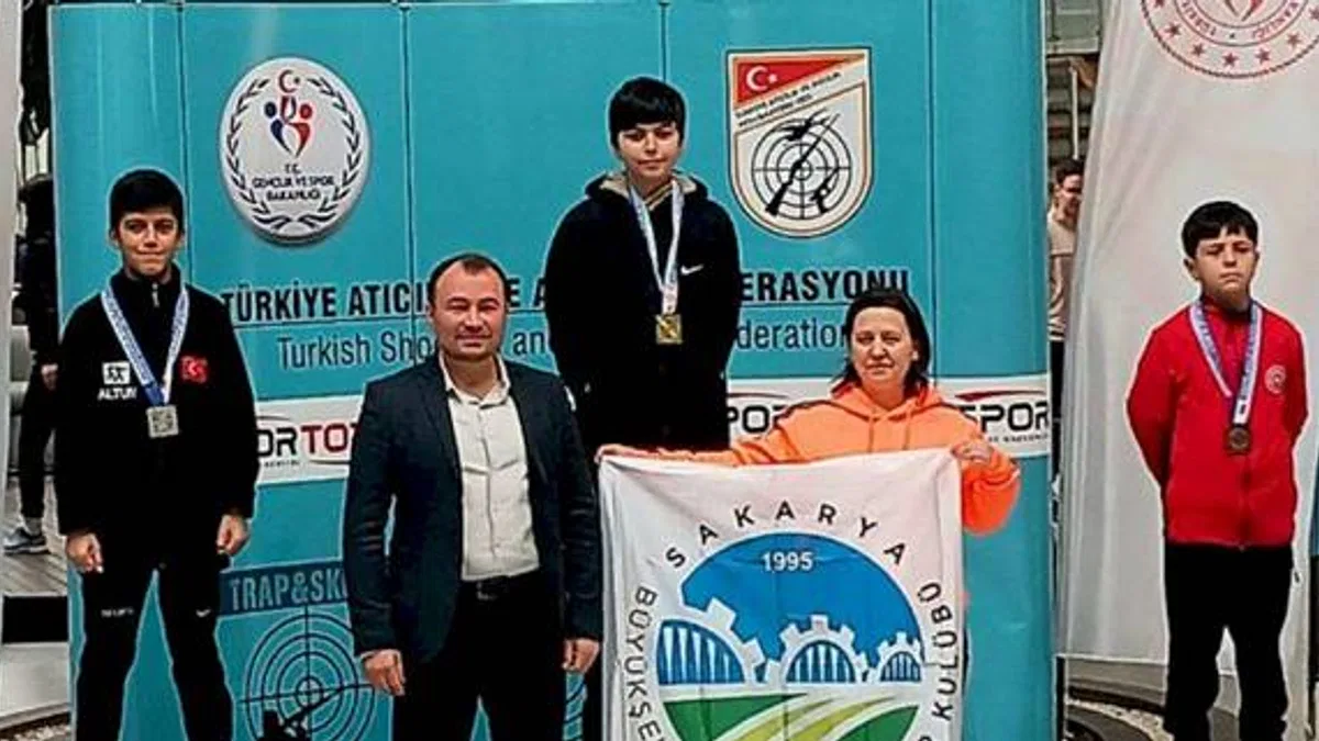 Sakaryalı sporcudan Türkiye Şampiyonluğu’na tam isabet