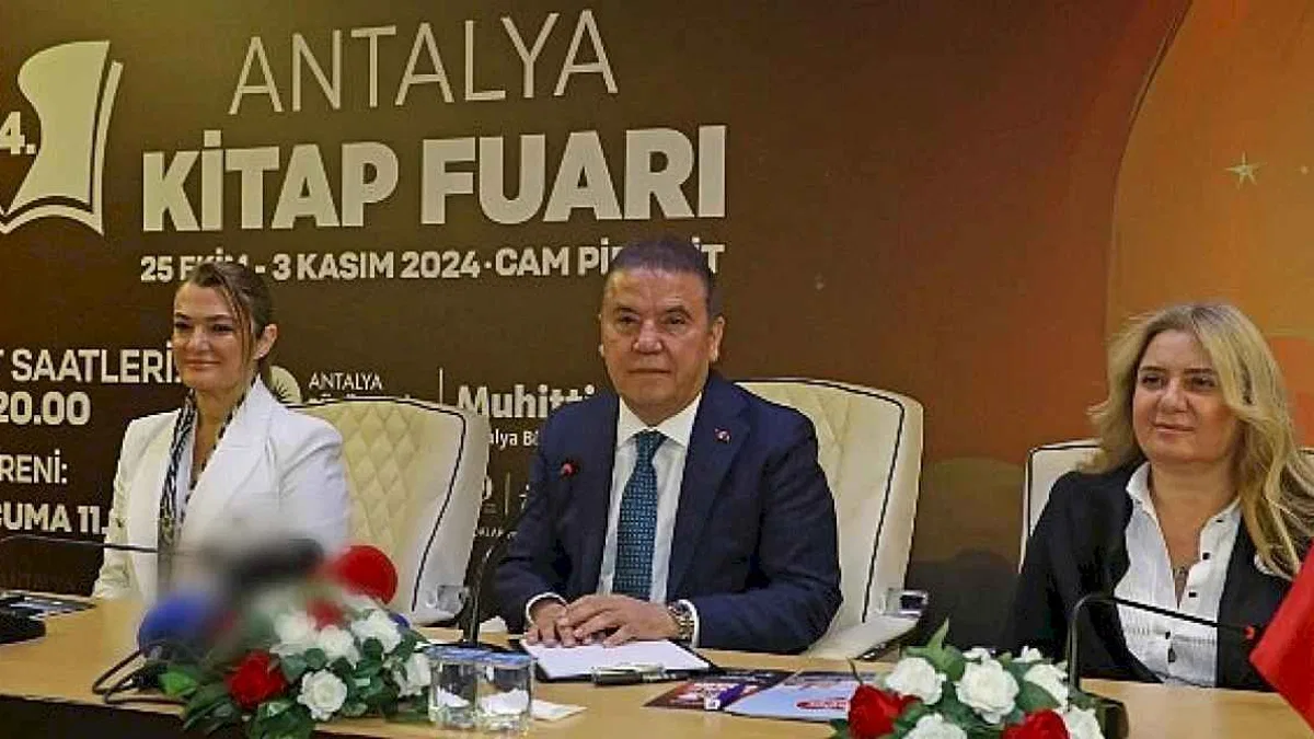 14. Antalya Kitap Fuarı kapılarını açmaya hazırlanıyor
