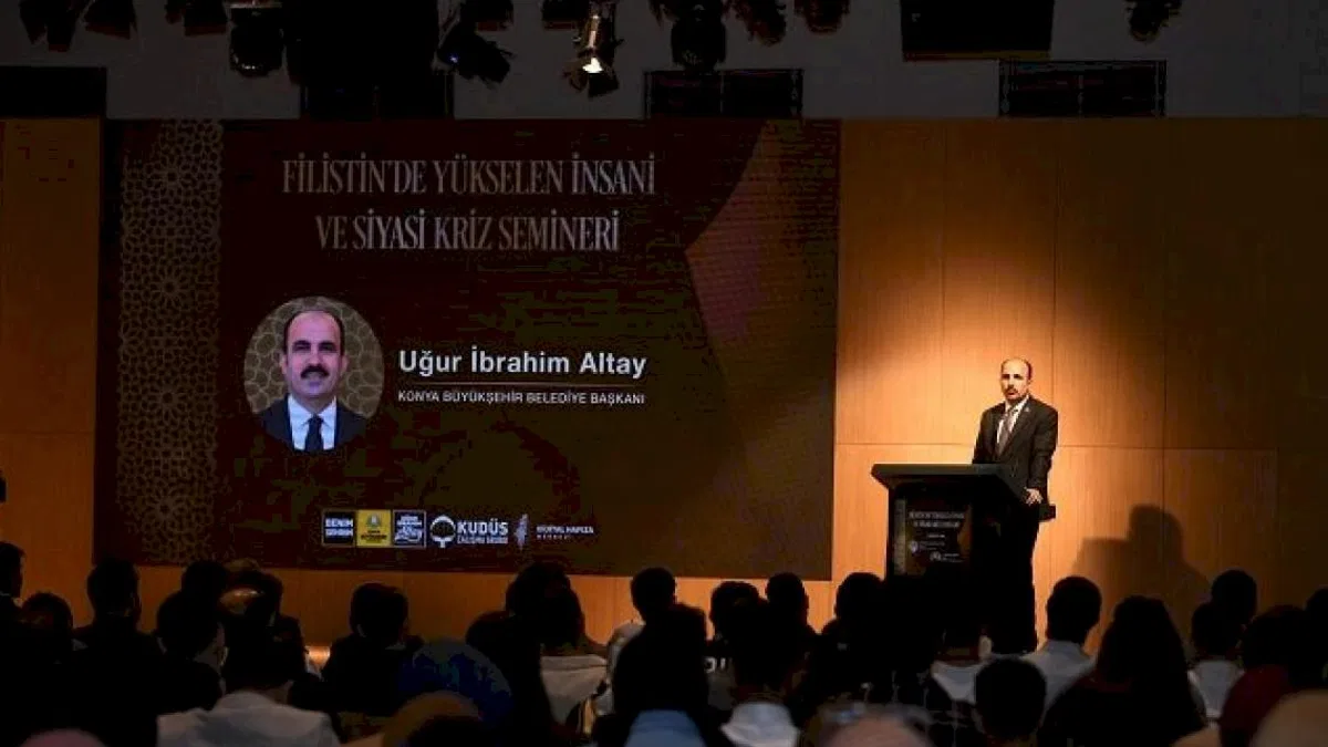 Konya Büyükşehir'den İsrail'e 'savaş' tepkisi