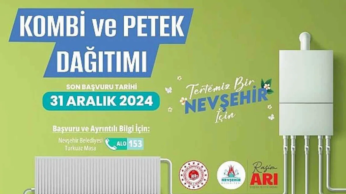Nevşehir Belediyesi'nin Kombi ve Petek Desteği Sürüyor