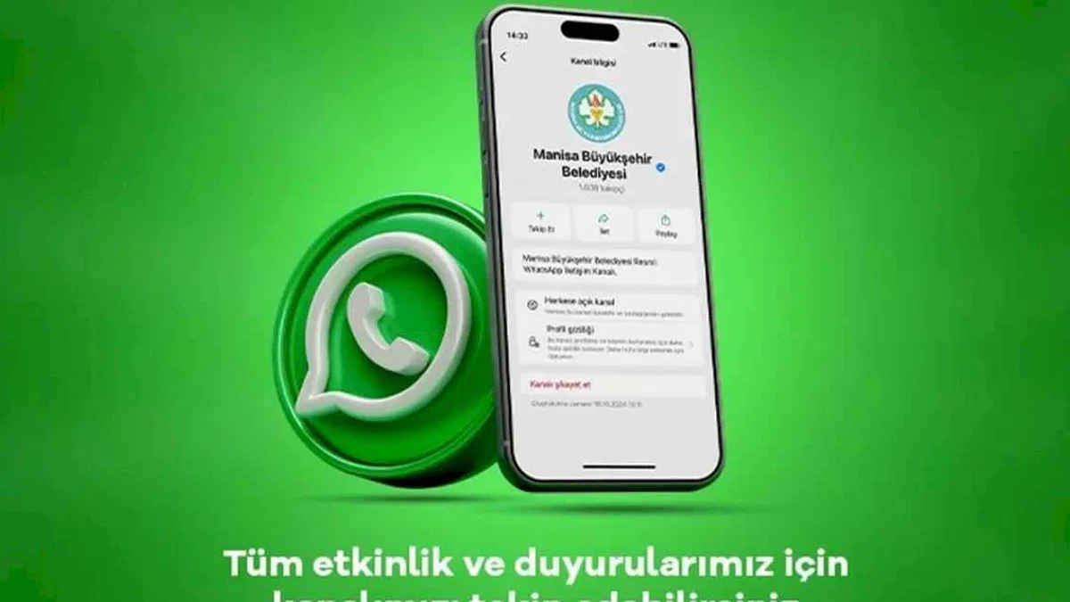Manisa Büyükşehir'den WhatsApp hamlesi!