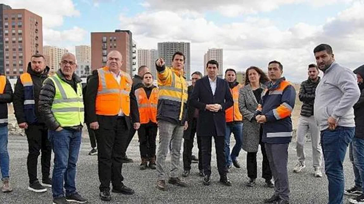 Avcılar'ın İlk Bisiklet Yolu Tahtakale'de Yapılıyor