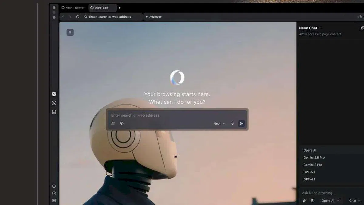 Opera, Deneysel Yapay Zekâ Destekli Tarayıcısı Opera Neon’u Genel Kullanıma Açtı