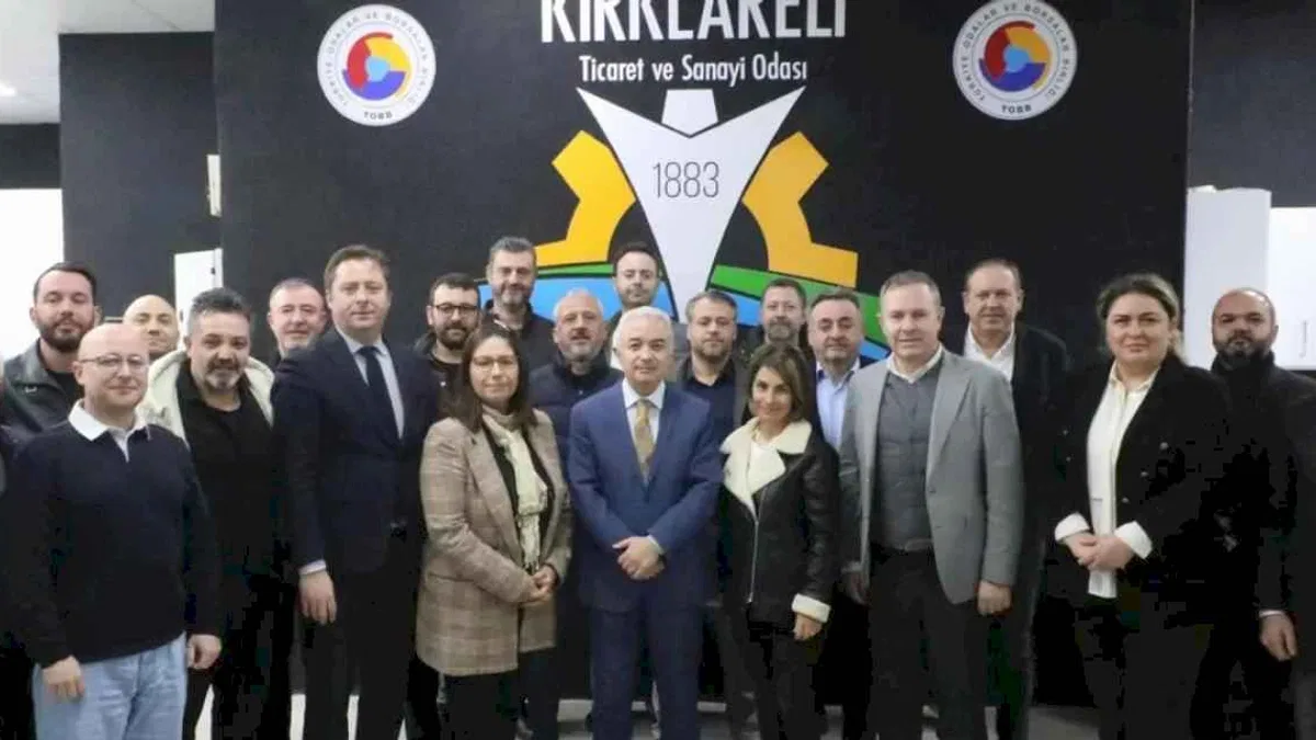 Kırklareli Valisi Turan'dan Kırklareli TSO'ya iade-i ziyaret