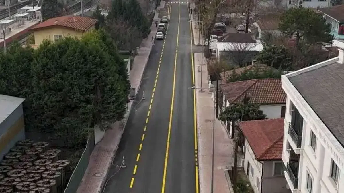 Sakarya'da Arifiye Zübeyde Hanım Caddesi yenilendi