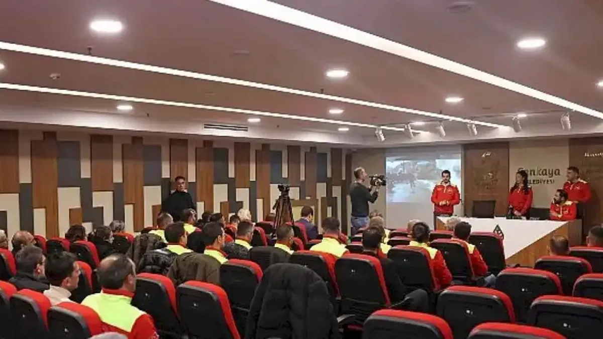 Çankaya Belediyesi Arama Kurtarma Ekibi Kurdu