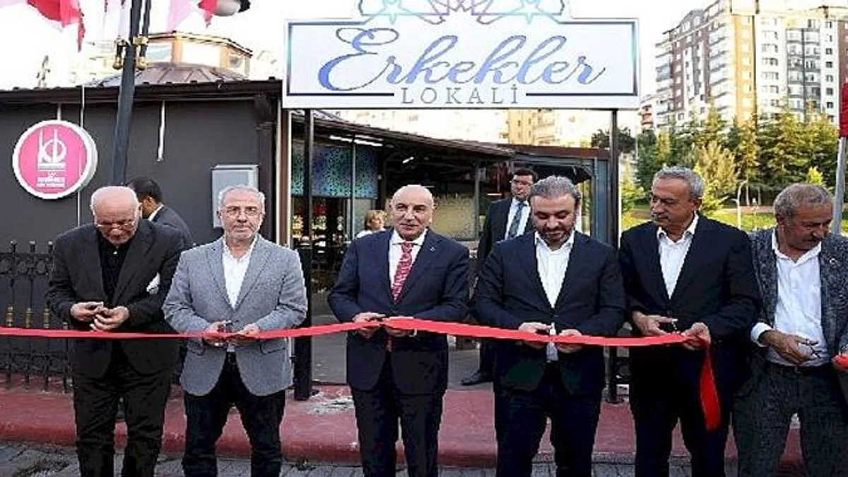 Keçiören'de erkekler lokali hizmete başladı