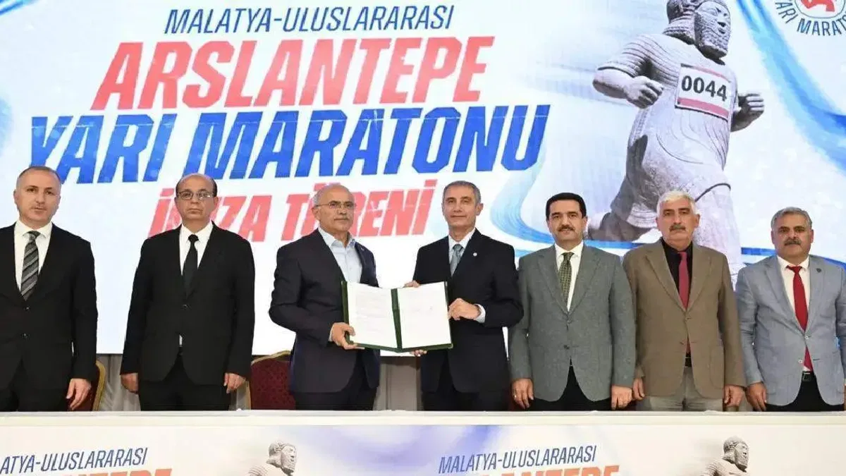 Malatya Arslantepe Yarı Maratonu’nun protokolü imzalandı
