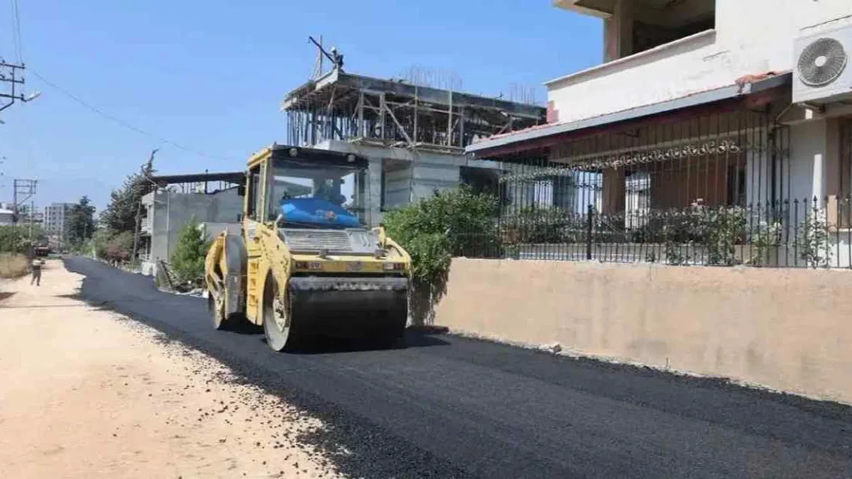 Hatay Büyükşehir'den asfalt çalışması